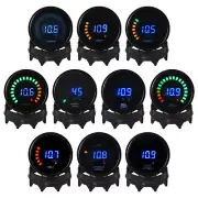 2''52mm Car Digital Water/Oil Temp/Pressure/Tachometer/PSI Turbo Boost/EGT Gauge