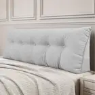 Headboard Pillow for Bed, Large Triangular Wedge Headboard Pillow for Reading...