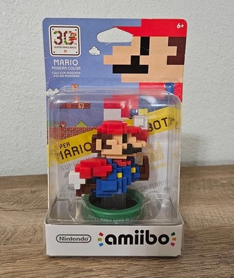 Nintendo 30th Anniversary 8 Bit Mario - Modern Color Amiibo Brand New Sealed