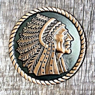 MOTORCYCLE CONCHOS INDIAN CHIEF HEADDRESS CON314-ACPR-R