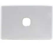 Alogic 1 Gang Wall PlateClipsal Compatible (White) Network Patch Cable Accessories - WP-1G
