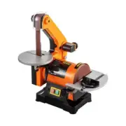 250W Electric Disc Belt Sander 5in Fixed-Angle Knife Polisher Grinder