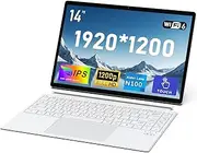 NIAKUN 14 Inch Convertible Laptop 2-in-1 Touchscreen, Notebook with Touchscreen 16GB DDR5 RAM 512GB SSD 12th Gen N100 Processor (up to 3.4Ghz), Backlit Keyboard, 1920 x 1200, Type-C