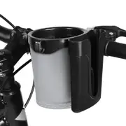 Portable 3-in-1 Bike Cup Holder with Cell Phone Keys Holder-Grey