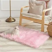 Ultra-Luxurious Fluffy Rectangle Area Rug 2x3 Ft Soft & Thick Faux Fur Non-Slip