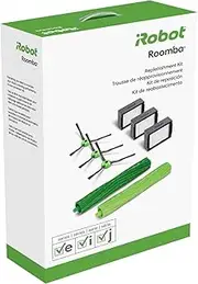 iRobot Roomba Authentic Replacement Parts - Roomba e, i, & j Series Replenishment Kit, (3 High-Efficiency Filters, 3 Edge-Sweeping Brushes, and 1 Set of Multi-Surface Rubber Brushes)