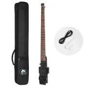 Batking Travel Electric Bass Headless 4string Bass W/Gigbag The World Lightest