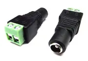 From OZ Quality 2PC 5.5mm x 2.1mm DC Female Power Socket Adaptor Connector +F.P!