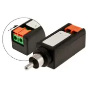 Speaker Wire Terminal Cable to Male Audio RCA Connector Adapter Jack Plug