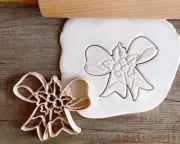 Bow Ornament Christmas Tree Santa Claus Winter Season Nut Nuts Cookie Cutter