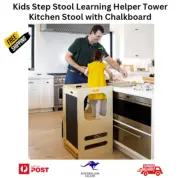 Elevate Learning with Safe & Fun Kids Adjustable Step Stool-Chalkboard included!