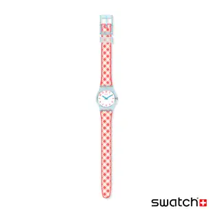 【SWATCH】Lady 原創 PICNOEMIE格紋洋裝(25mm) 瑞士錶 手錶 LL125