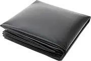 Black Pond Liner Durable Underlay 3x4m 4x6m 5x8m 8x10m 10x12m Flexible Fish Ponds Membrane Impermeable Pond Lining for Outdoor Ponds, Fountain and Waterfall(4x6m(13.1x19.7ft))