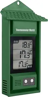 Max Min Thermometer Digital - Garden Greenhouse Room Growroom Conservatory Can Be Used Indoor or Outdoor