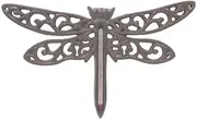 Mr Gecko Thermometer Dragonfly Hand Made Cast Iron