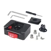 Dual Slot V Mount 1/4 inch Screw Monitor Fixed Bracket For SLR Camera Tripod A