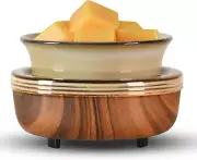 Ceramic Wax Melt Warmer Candle Wax Warmer 3-In-1 Wax Warmer for Scented Wax Burn