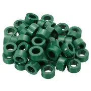 50Pcs Ferrite Toroid Core, Toroid Core 0.8"ODx0.5"IDx0.4"H Ferrite Rings, Green