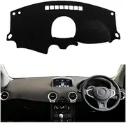 Anti-Slip Mat Dashboard Cover Pad Interior, for Renault Koleos 1 Samsung QM5 2008-2016,Dashboard Cover, Dash Cover Mat, Black Dash Mat Dashboard Cover