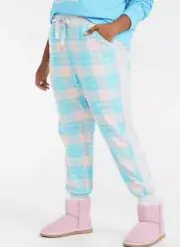 NEW PETER ALEXANDER WOMENS TARTAN FLANNELETTE PJ PANTS 3+ 24-26 RRP$79.95