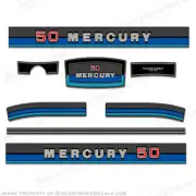 Fits Mercury 1982 50hp Outboard Engine Decals