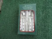 Brand New Oneida 20 Piece 3 Christmas Tree Flatware Utensil Silverware Set Furio