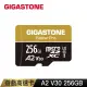 【GIGASTONE 立達】microSDXC UHS-Ⅰ U3 A2V30 256GB遊戲高速記憶卡(支援Switch/GoPro/遊戲機)