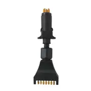 Loadmaster Trailer Socket Adaptor 7 Pin Flat to 7 Pin Round Small