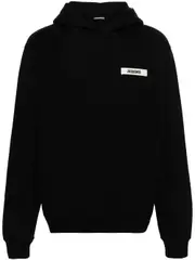 [Jacquemus] Jacquemus-Felpa Le Hoodie Gros Grain Con Cappuccio-Uomo XXL
