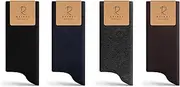 [RAFRAY] Premium Bamboo Socks - Lightweight and Thin Bamboo Socks in Gift Box - Black, Brown, Navy, Anthracite - 4 Pairs - Size 45-48, Black, brown, navy, anthracite, 45-48 Große Größen Tall