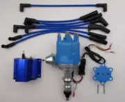 small cap FORD 300 INLINE 6 77-86 HEI Distributor + 50k Coil + Spark Plug Wires