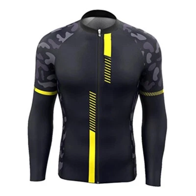 Men Cycling Jersey Long Sleeve Bike Motocross MTB Shirt Teams Jacket Clothes Top