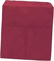 B Baosity Coffee Maker Protection Cover, Quilted Design for Kitchen Appliances in Cafe, red