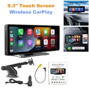 9.3" IPS Touch Screen Wireless CarPlay Android Auto Car Portable Radio Monitor