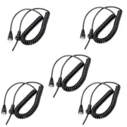 5Pcs Microphone Cord Cable for Yaesu MH-67A8J Vertex VX-2508 VX-3200/4200 FT-900