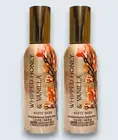 2 Bath & Body Works WHIPPED HONEY VANILLA Room Spray Perfume Mini 1.5 oz