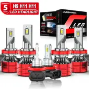 Para For Nissan Murano 2015-2018 Combo 6X LED faros + luces antiniebla bombillas (for: Nissan)