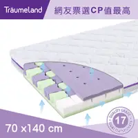 在飛比找PChome24h購物優惠-奧地利【Träumeland璀夢地】蝴蝶嬰兒床墊 70x14