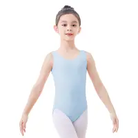 在飛比找蝦皮商城優惠-芭蕾連體服兒童 女童芭蕾舞衣 錦綸帶內襯背心舞蹈服 閉襠