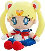 Babioms Sailor Moon Plush Toy Anime Plush Dolls Tsukino Usagi Soft Toy Cuddly Toy Plush Doll Kawaii Cuddly Toy Christmas Birthday Gifts for Girls Children (Blue, 25 cm)