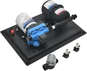 RV Water Pump DC 24V 3.5GPM 13.5L/Min 45PSI Fresh Water Diaphragm Pump Built in On Demand Pressure Switch with Pressure Tank for Boat Travel Trailer RV Kitchen Bathroom Water Diaphragm Self Priming
