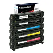 5 Pack CE320A Set Fit for HP 128A Color Toner LaserJet Pro CP1525N CM1415FN MFP