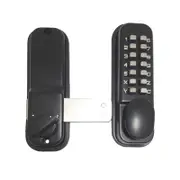 Lane Black Digital Gate Lock