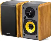 Edifier R1010BT Powered Bookshelf Bluetooth Speaker, Brown