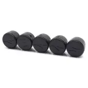 5 Pcs Hollow Body Control Knob Volume Tone knobs Black for Gretsch style guitar
