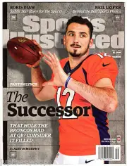 PAXTON LYNCH SPORTS ILLUSTRATED MAGAZINE NEWSSTAND EDITION NO LABEL BRONCOS