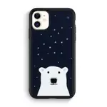 KATESPADE POLAR BEAR TPU 玻璃手機殼防摔保護套適用於 IPHONE XS 15 12 13 14