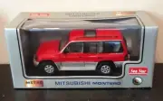 1/18 Sunstar 1216 Red Mitsubishi Montero 4WD V6 3500 Diecast New! (READ)