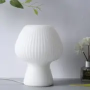 Bedroom Cute Bedside Table Lamp Tulip Glass Medieval