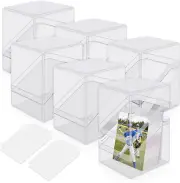 Mlikero Card Deck Cases, 6 Pack Acrylic Commander Deck Box Holding 100+ Sleeved